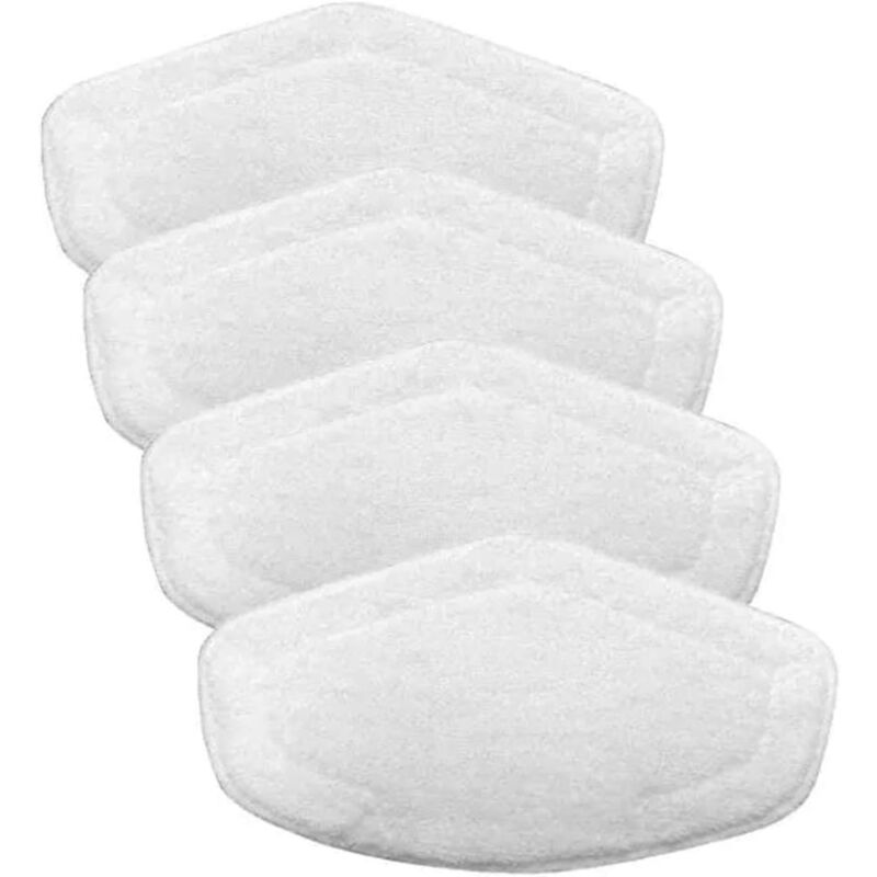 Ersatz-mopps Für Polti Vaporetto Vaporforce Brush, Produkt Für Smart 35mop, Smart 40mop, Smart 100, Sv400hygiene, Sv420frescovapor, Sv440double Usw. (4 Stück) - Mikrofasertuch Und -tuch