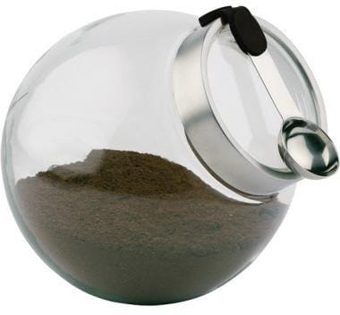 APS Vorratsglas, Edelstahl, Glas, (1-tlg), mit Löffel mit magnetischem Silikongriff, 3 Liter
