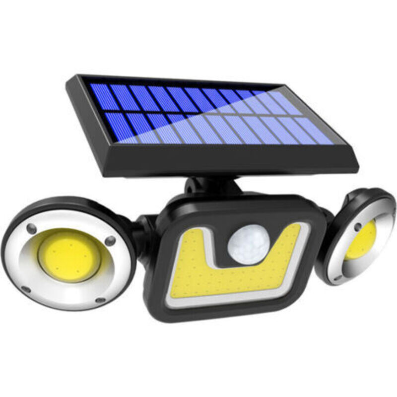 Ultra-starke Solarleuchte Für Außen, 83 Led Mit Bewegungsmelder, Wasserdichter Ip65-solarstrahler Für Außenbeleuchtung.