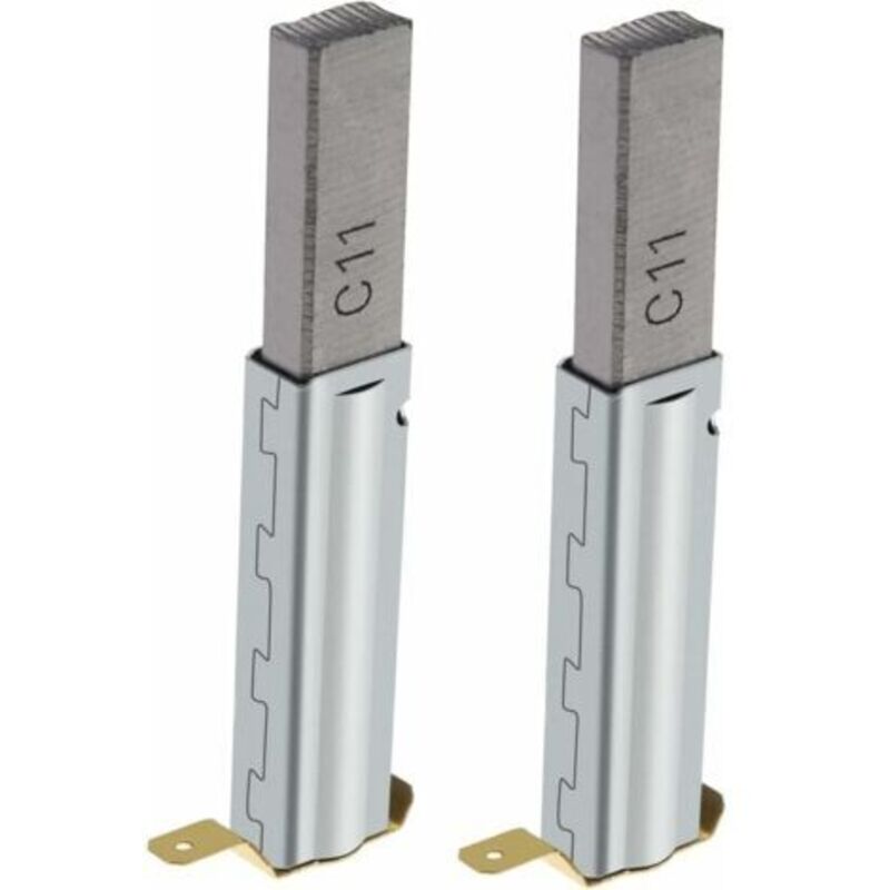 Kohlebürsten Ersatz 10mm X 6mm X 29mm – 2 Paare Für Staubsauger 30/60/70/80/90l – Materialien Kohlenstoff Und Metall