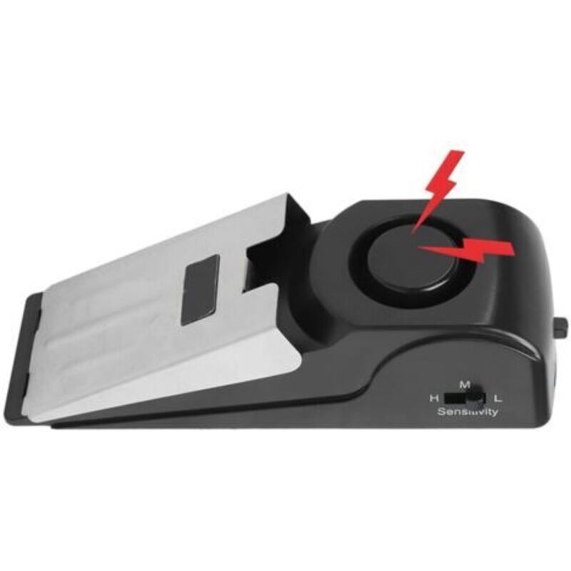 Türstopper 120 Db, Türanschlag Mit Alarmsystem, Tragbarer Alarm In Keilform, Kabelloses Sicherheitssystem, Kleiner Sensoralarm Für Haus/wohnung/büro