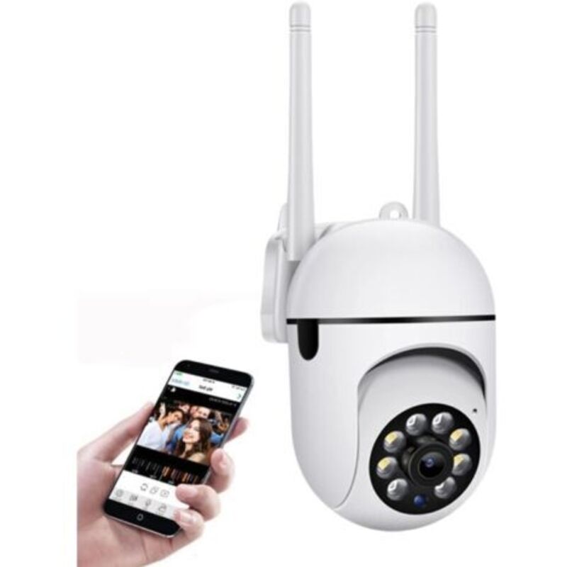 Drahtlose Ptz-wlan-überwachungskamera Für Außen, Mit 16 Leistungsstarken Funktionen, 1080p Drahtlose Wasserdichte Ip-kamera Mit 360°-rundumsicht Und Farbiger Nachtsicht