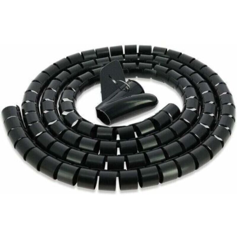 Spiralschutzschlauch Für Elektrokabel 22 Mm X 10 M – Hochwertige Kabelverwaltung – Kabelkanal, Geflochtener Schlauch, Kabelschutz, Elektrischer Geflechtschlauch, Kabeldurchführung Für Büro