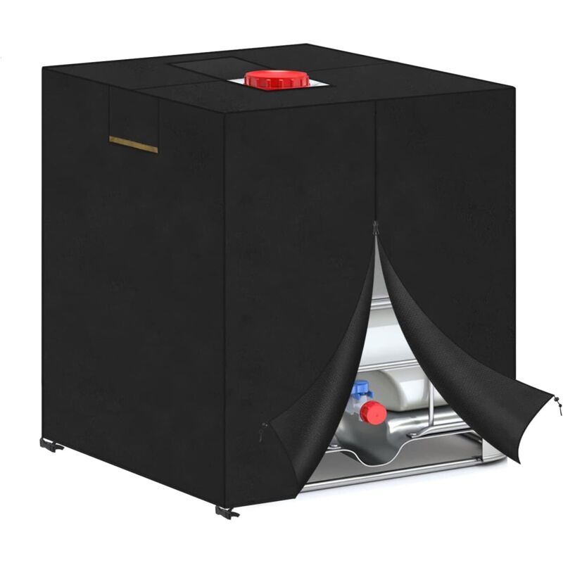 Ibc Schutzhülle Für 1000 L Wassertank, Plane Abdeckung Ibc Regenwassertank, Hülle 1000l Behälter Uv-beständig Wasserdicht Abdeckung Container Ibc Tank 120x100x116cm
