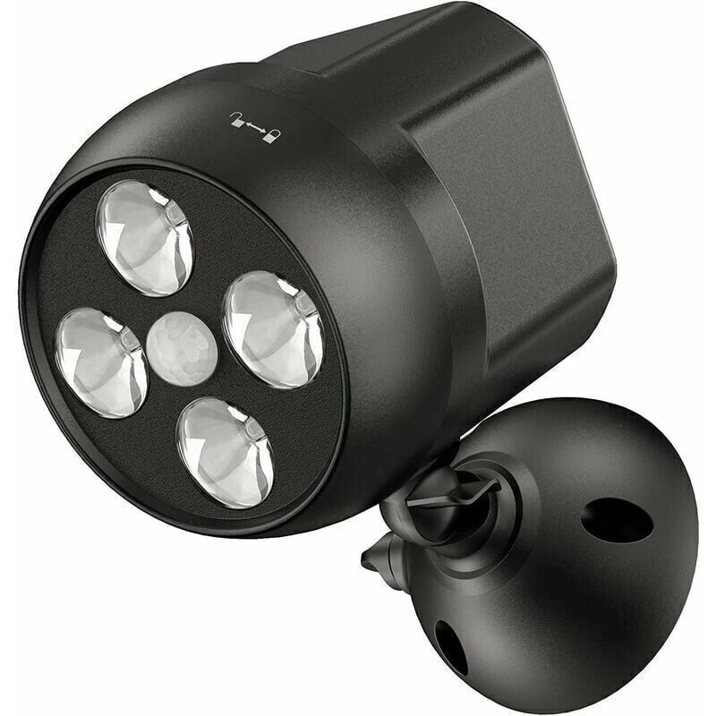 Wasserdichte Außenleuchte Mit Bewegungsmelder, Led-strahler Mit Kabellosem Sensor, Sicherheitslicht Für Treppen, Flure, Garten Und Terrasse