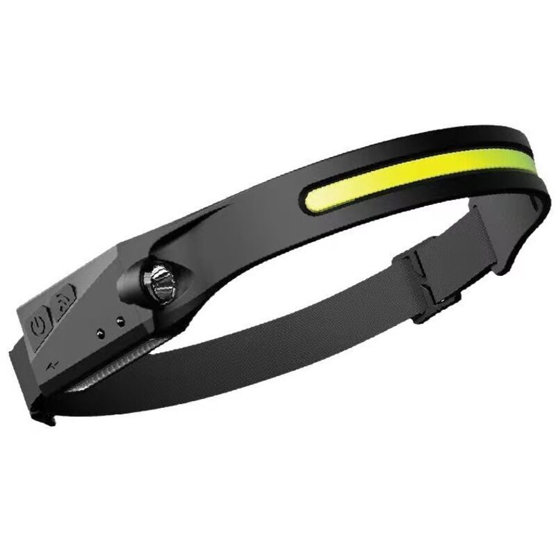 Led-stirnlampe Usb 350 Lumen – Großwinkelbeleuchtung 230° – Wasserdicht Ipx4 – Intelligenter Sensor – 5 Lichtmodi