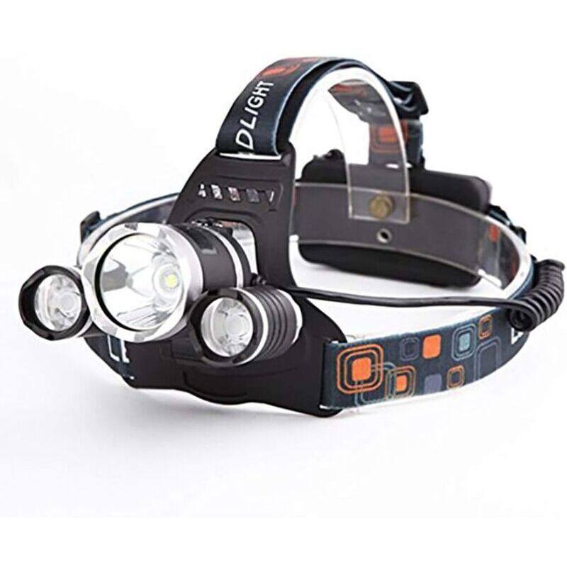 Leistungsstarke Wiederaufladbare Led-stirnlampe, Ausrichtbare Taschenlampe Mit 4 Modi, Usb-kabel Und Zwei 18650-batterien Für Angeln, Radfahren, Wandern, Laufen Und Camping
