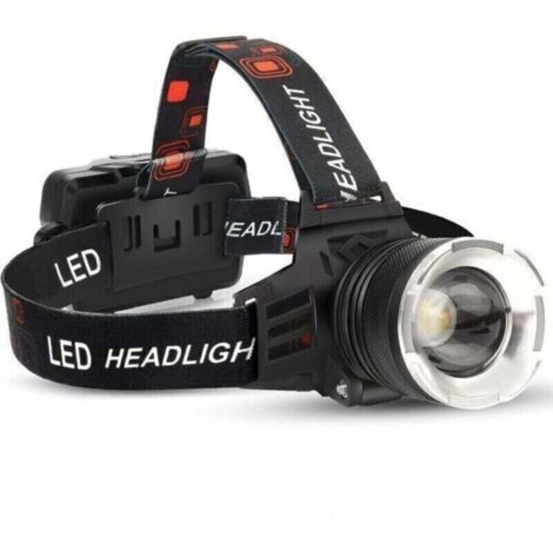 Wiederaufladbare Led-stirnlampe, 90000 Lumen Superhell Mit 5 Modi Und Ipx6-schutzart, Wasserdichte Usb-stirnlampe, 90° Verstellbar, Geeignet Für Outdoor-camping