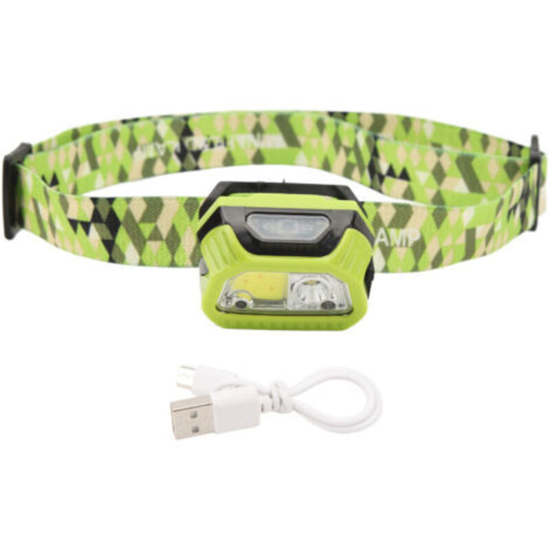 Led-stirnlampe Mit Induktion, Wasserdichtes Stirnband Für Camping Im Freien, Nachtangeln, Integrierter Akku, Dubuns