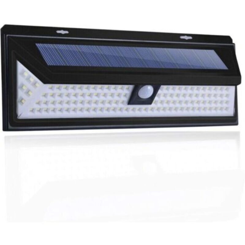 118 Led Solarleuchte 1000 Lumen Wandleuchte Mit Pir-bewegungsmelder Ip65 Wasserdicht Für Garten Und Außenbereich