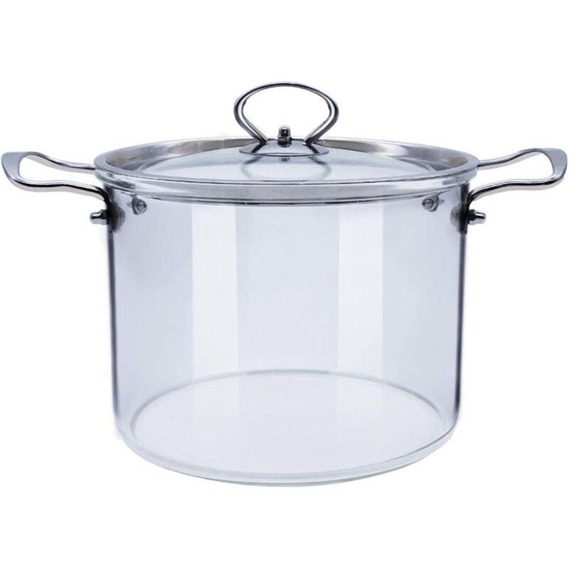 Glas-topf Mit Deckel, Transparenter Glas-topf (3,5 L)