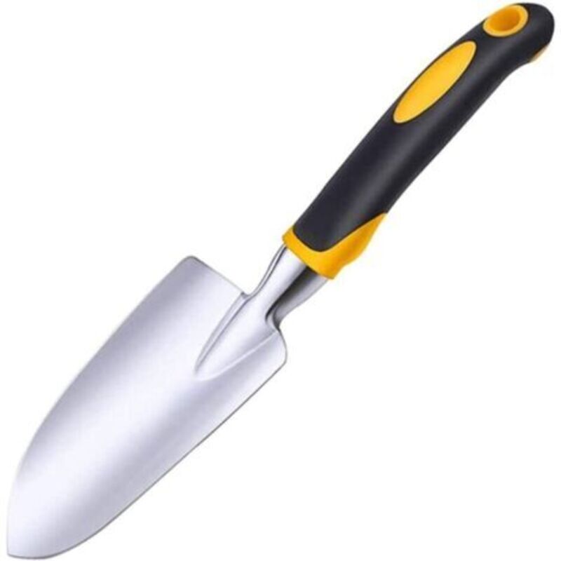Gartenschaufel, Metall-gartenwerkzeug, Kleine Gartenschaufel Mit Ergonomischem, Rutschfestem Gummigriff, Gartenschaufel Zum Pflanzen Und Unkrautjäten