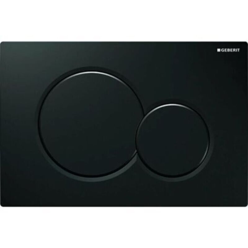 Bedienplatte Wc, Geberit Sigma01 - Betätigungsplatte Sigma01, Schwarz 115.770.dw.5