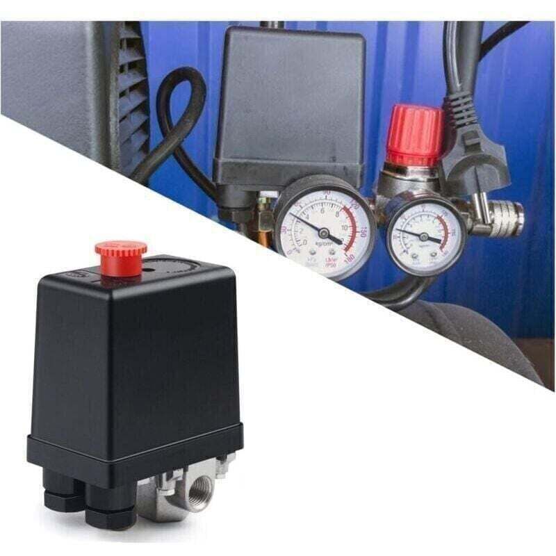 Luftkompressor-ventil 220v Automatischer Druckschalter Kompressor-schalter Steuerventil Für Schnellen Druckabbau (4 Löcher)