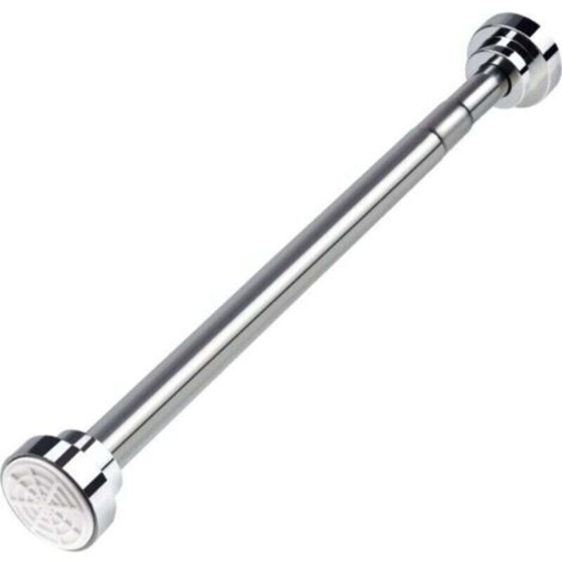 Verstellbare Duschvorhangstange Von 40 Bis 55 Cm, Teleskop-duschstangen-set Aus Edelstahl Ohne Bohren Für Badezimmer, Schrank, Garderobe, Tür Und Küche