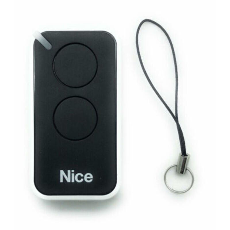 2-kanal-fernsender Inti2 – Frequenz 433,92 Mhz – Reichweite 150 M – Kompatibel Mit Nice Flor-empfängern