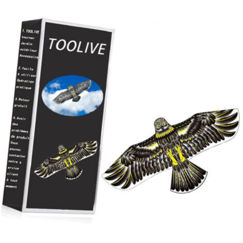Vogelscheuche Mit Drachen, Vogelabwehr Adler-drache, Vogelscheuche Für Balkon, Obstbäume, Gemüsegarten, 10 Cm X 100 M Rotes Fadenrad Hinzufügen