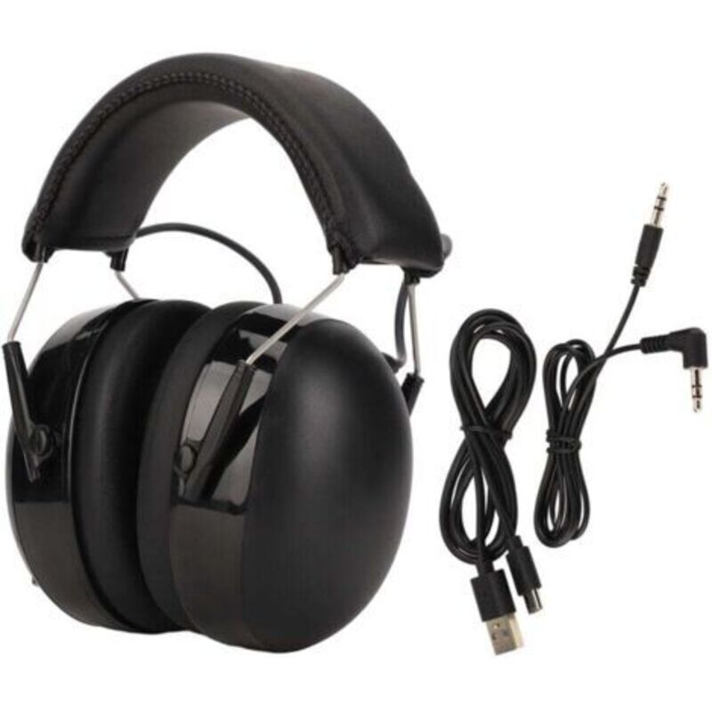 Bluetooth 5.0 Gehörschutzkopfhörer, Geräuschunterdrückend, Multifunktionaler Elektronischer Kopfhörer, Ohrenschutz Für Rasenmähen