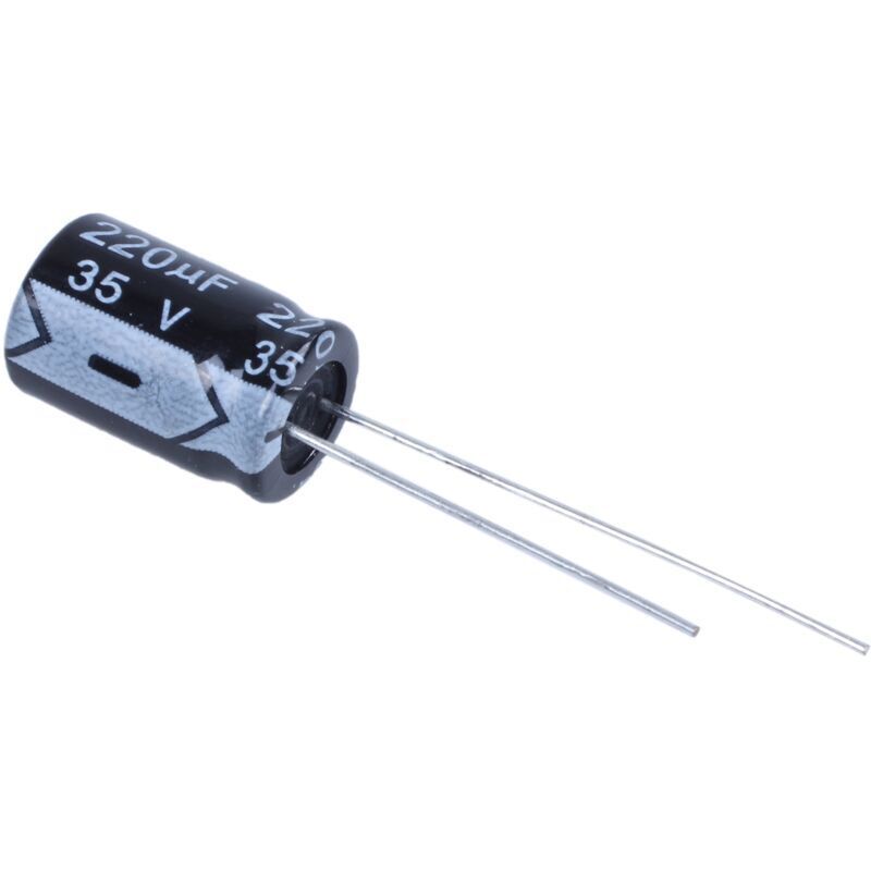 10 Radiale Elektrolytkondensatoren 220uf 35v 105°c 8x12mm