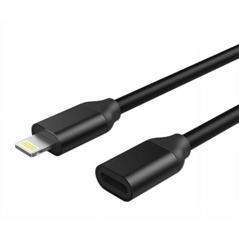 1 Meter Lightning-kabelverlängerung Für Iphone Und Ipad, Apple Mfi-zertifiziert. Buchse Auf Stecker Für Audio-, Video-, Musik- Und Datenübertragung Sowie Zum Laden