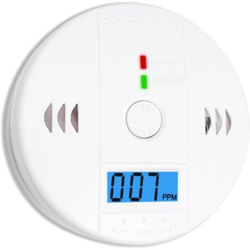 Kohlenmonoxid-detektor Mit Led-anzeige, Rauch- Und Kohlenmonoxidmelder Rauchmelder -