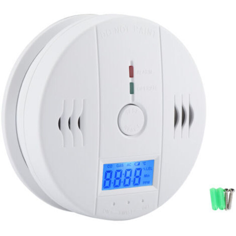 Eosnow – Lcd-kohlenmonoxidmelder – Elektrochemischer Sensor – 85 Db Schallalarm – Led-anzeige – Für Den Hausgebrauch