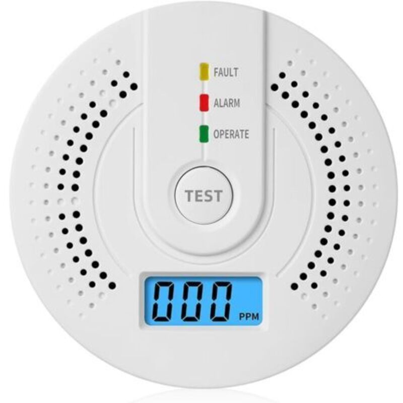 Ersetzbarer Batteriebetriebener Kohlenmonoxid-detektor Mit Led-digitalanzeige, Co-alarm Für Die Haussicherheit, Tragbarer Co-monitor Für Den Innenbereich Von Ikodm
