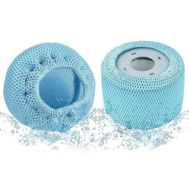 2 Stück Schutznetze Kompatibel Mit Spa-filtern, Mesh-abdeckung Für Mspa Ersatzfilter, Elastischer Mesh-filterschutz Für Filterkartuschen, Filter