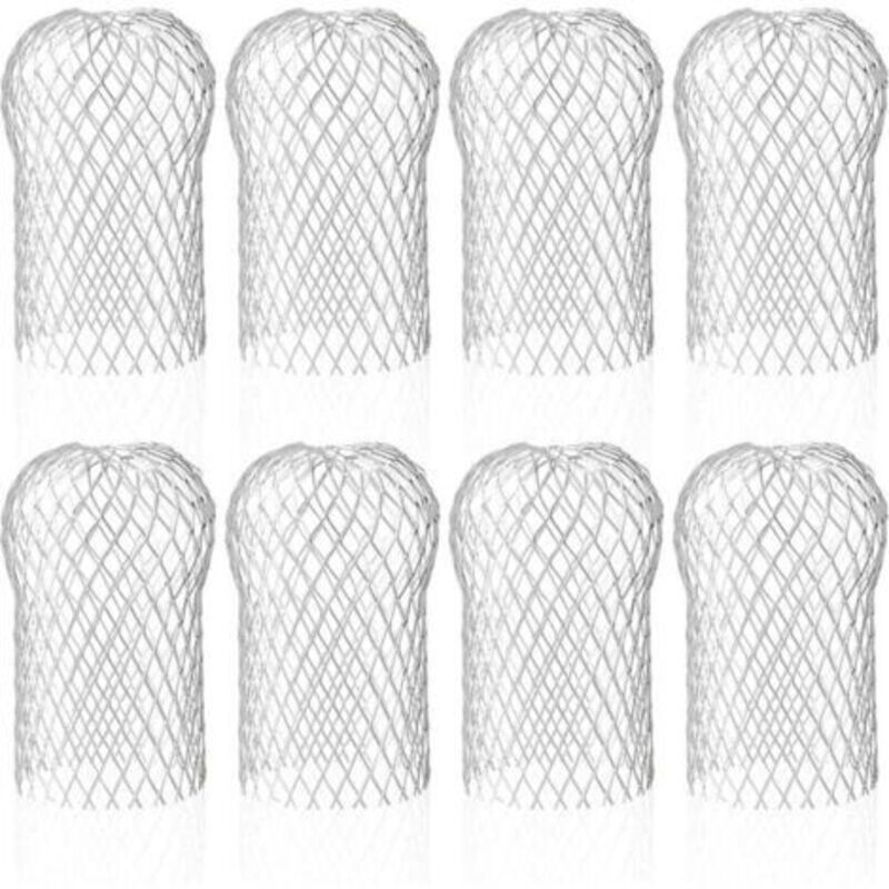 8x Aluminium-dachrinnenfilter, Metallschutz Für Dachrinnen An Traufen, 8,8x14,5 Cm