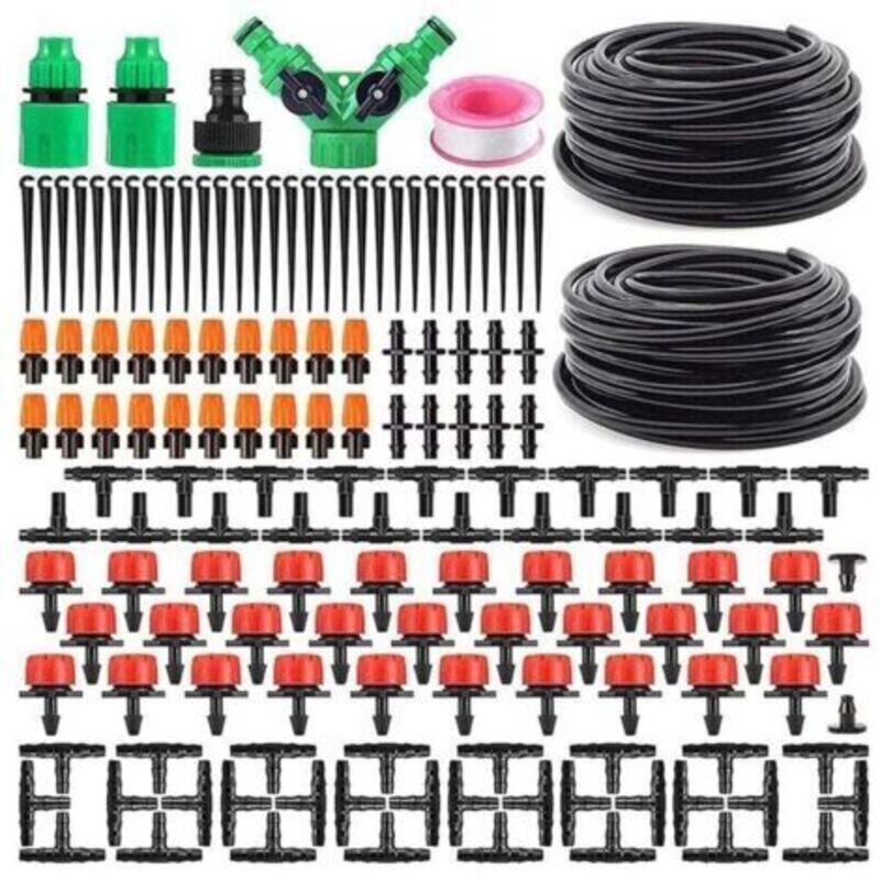 Gartenbewässerungsset, 30m Tropfbewässerung Garten Bewässerungssystem Für Garten, Rasen, Landschaft, Gemüsegarten