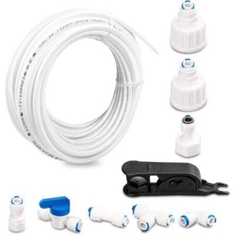 Pom-material Kühlschrankwasserleitung, Universelles Anschlusset Für Wasserfilter, Anschlussset Für Kühlschrank-wasserzuleitung, Steckverbinder Für Umkehrosmose