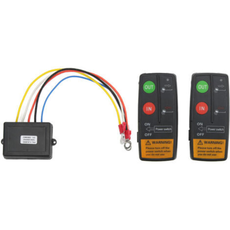 Kabelloses Fernbedienungs-set Für Seilwinden, Reichweite 75 Fuß, 12v 24v, Hohe Empfindlichkeit, Universell Einsetzbar Für Autos, Atvs Und Lastwagen