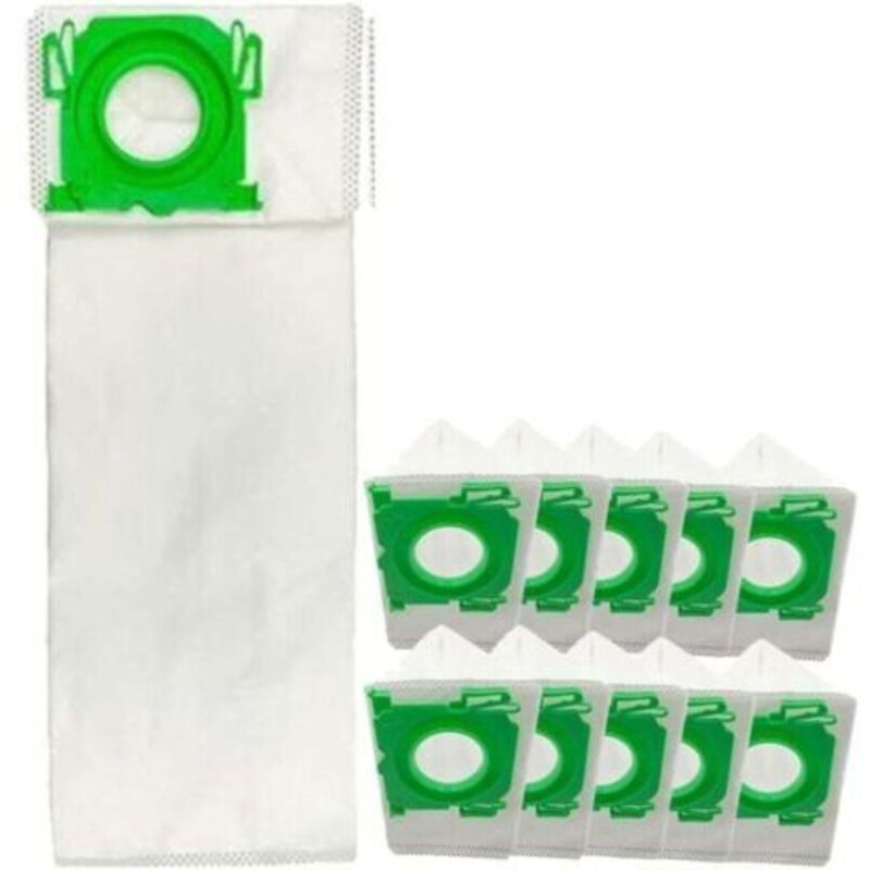 Set Mit 10 Filterbeuteln 6695am Für Sebo Vertikalstaubsauger Filterbox Airbelt K1, K3 Und K-serie