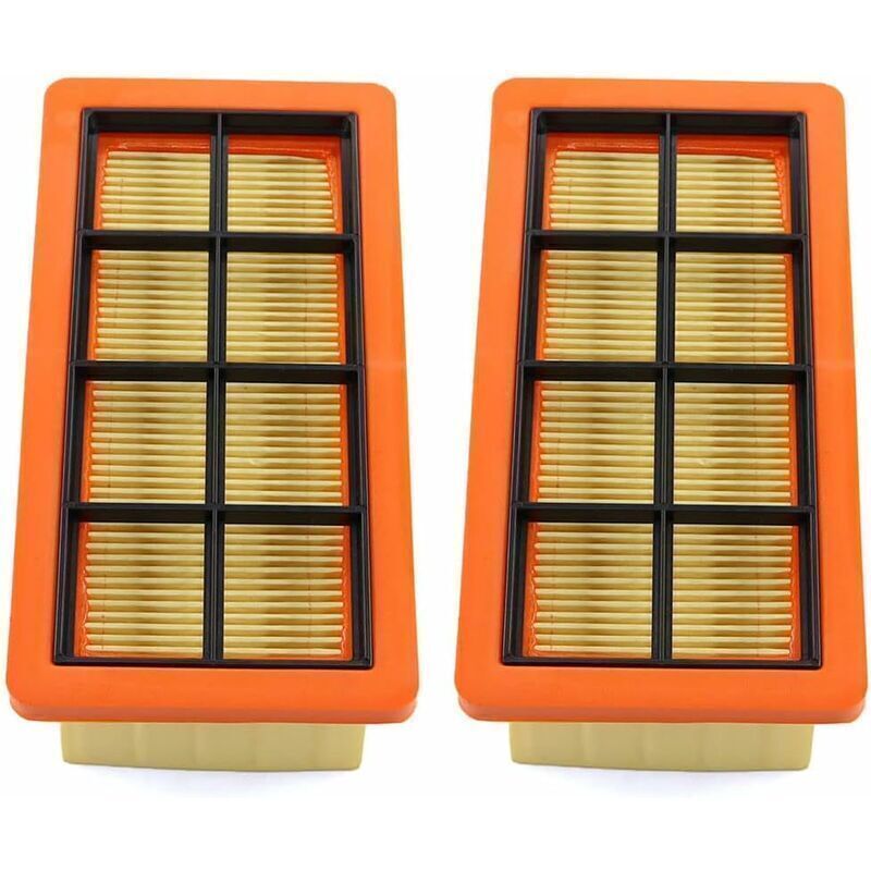 2er-pack Flache Faltenfilter Für Kärcher Aschesauger 6.415-953.0 Ad2 Ad3 Ad4 Premium Ad 3.000, Ad 3.200 Staubreinigungsfilter Staubsaugerfilter