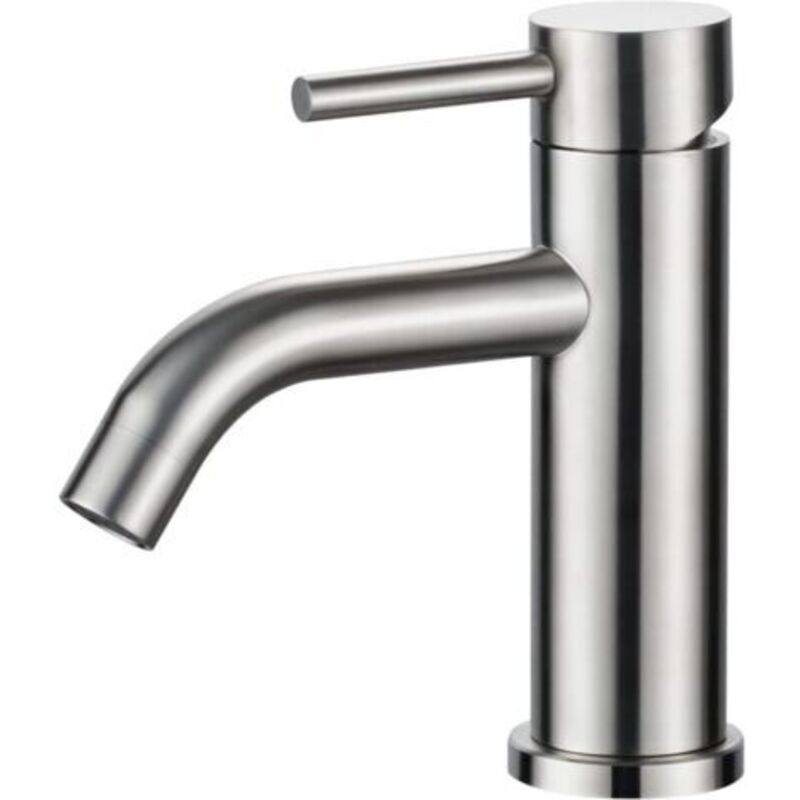 Einhebel-waschtischmischer – Badezimmerarmatur Mit Keramischer Kartusche, Geräuscharme Schubladen-waschtischarmaturen, Edelstahlkörper