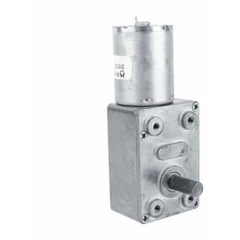 12v Dc Elektromotor Mit Getriebe, Reversibel, Hohes Drehmoment, Schneckengetriebe Für Fenster Und Türöffner (6 U/min)