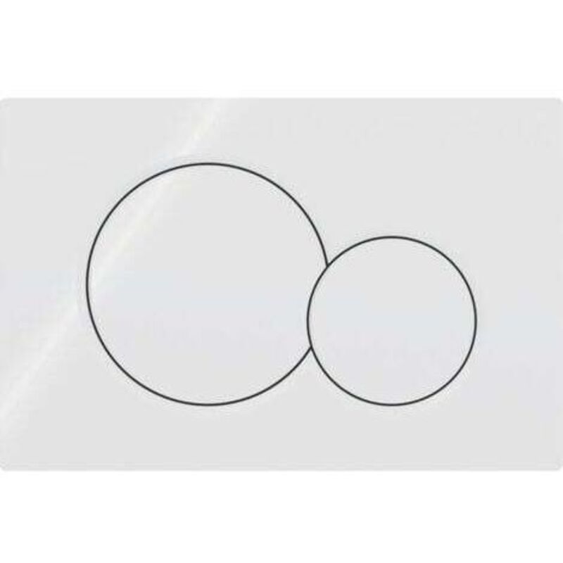 Geberit Sigma 01 Wc-betätigungsplatte – Weiße Ausführung – Kompatibel Mit Up320/up720 Spülkasten – Abmessungen 247x165mm