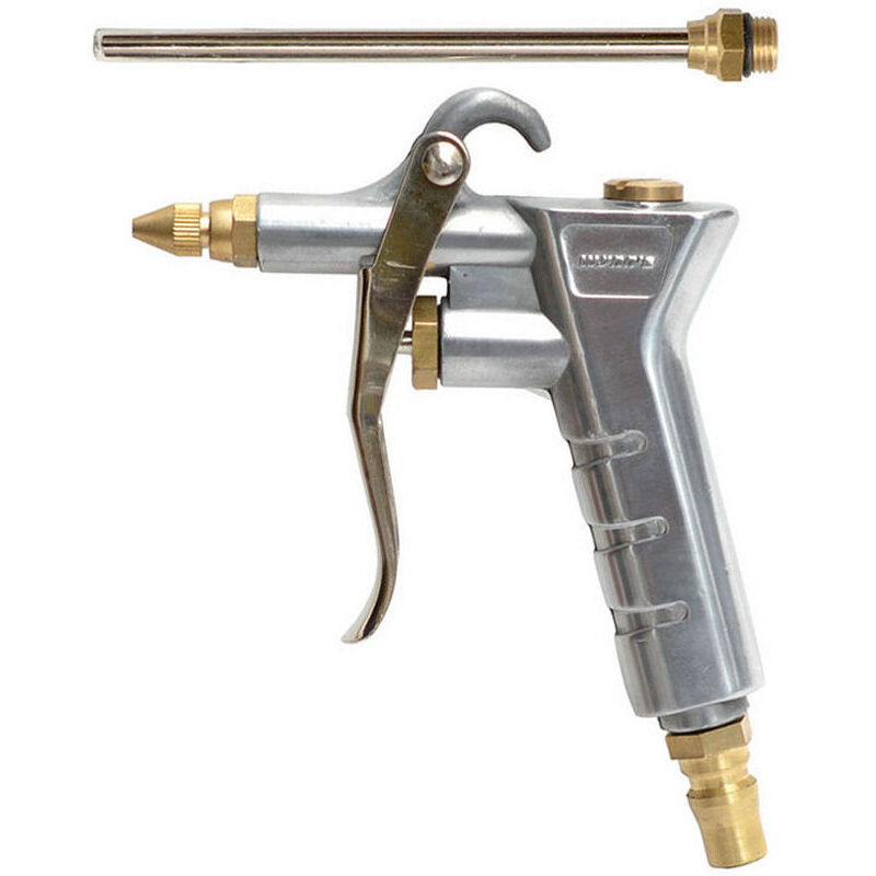 Druckluft-reinigungspistole – Verstellbare Aluminiumdüse – 1/4"-schnellkupplung – Für Die Tiefenreinigung Von Fahrzeugen
