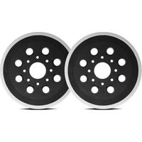 8-loch-schleifteller: 2 Stück Klett-schleifpad, 125 Mm Kompatibler Schleifteller, 8-loch-schleifteller Für Bosch Pex 220 A Gex 125-1 Ae Skil 7402/7490 Pex 220 Ae