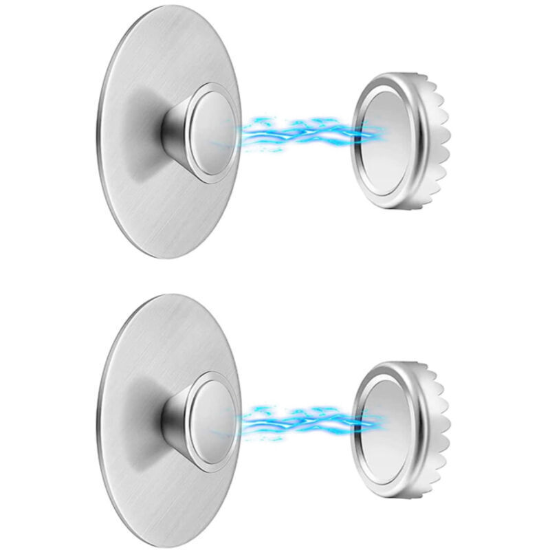2 Stück Magnetische Seifenschale Aus Edelstahl, Wandmontierte Magnet-seifenschale Für Küche Und Badezimmer, Platzsparend Mit 2 Abdeckungen
