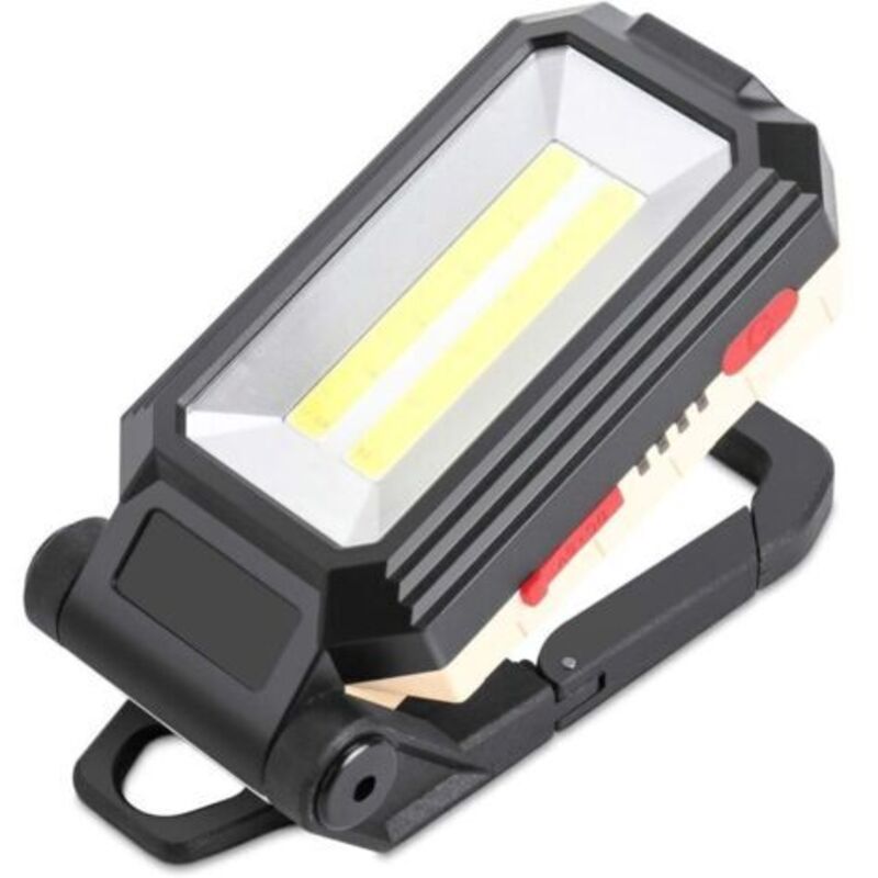 Wiederaufladbare Led-baustellenleuchte Mit Magnetfuß Und Aufhängehaken, 4 Helligkeitsstufen, Um 180° Verstellbare Inspektionslampe Für Reparatur-, Camping- Und Notfalleinsätze. Debuns