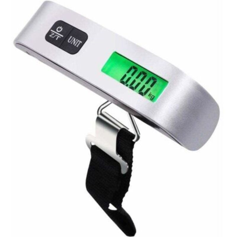 Digitale Gepäckwaage, Hängewaage Mit Temperatursensor Und Tarafunktion, 50 Kg / 110 Lb, Für Reisen, Outdoor Und Den Hausgebrauch
