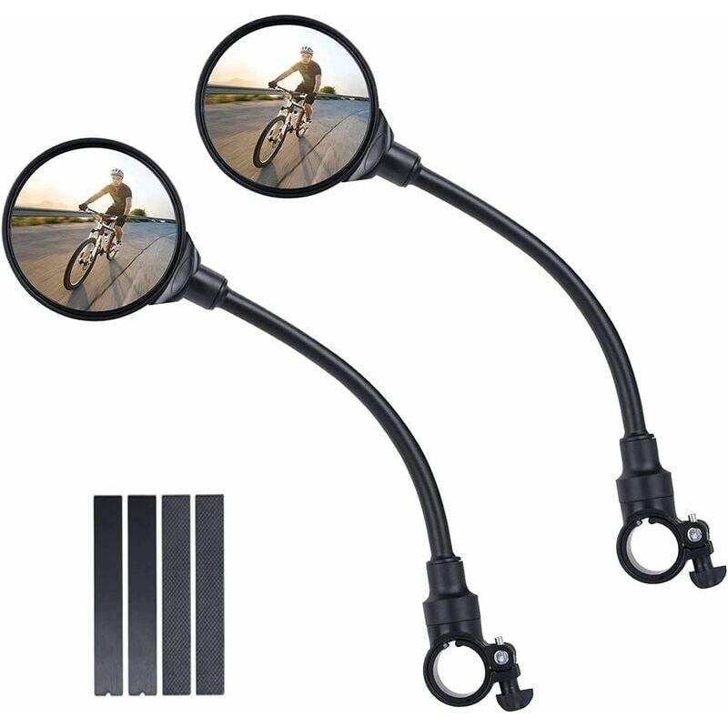 Vlo-rückspiegel, 2 Großwinklige, 360° Drehbare Vlo-rückspiegel, Konvexe Acryl-sicherheitsrückspiegel Für Lenker Mit 22–30 Mm Durchmesser, Vlo-zubehör Für Alle Vlos Und Motorräder