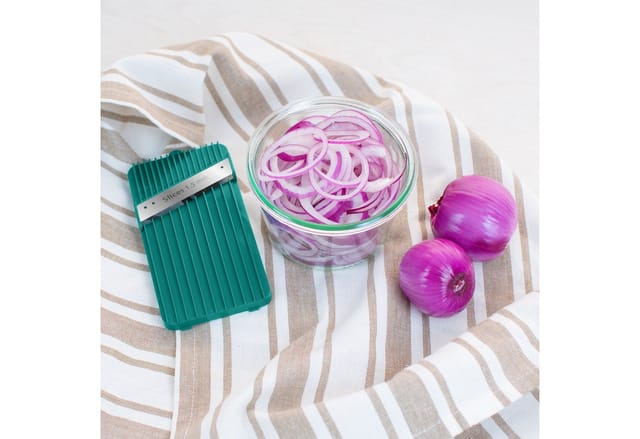 Genius Gemüseschneider Nicer Dicer Mando, Zerkleiner, 10-tlg., sicher und präzise