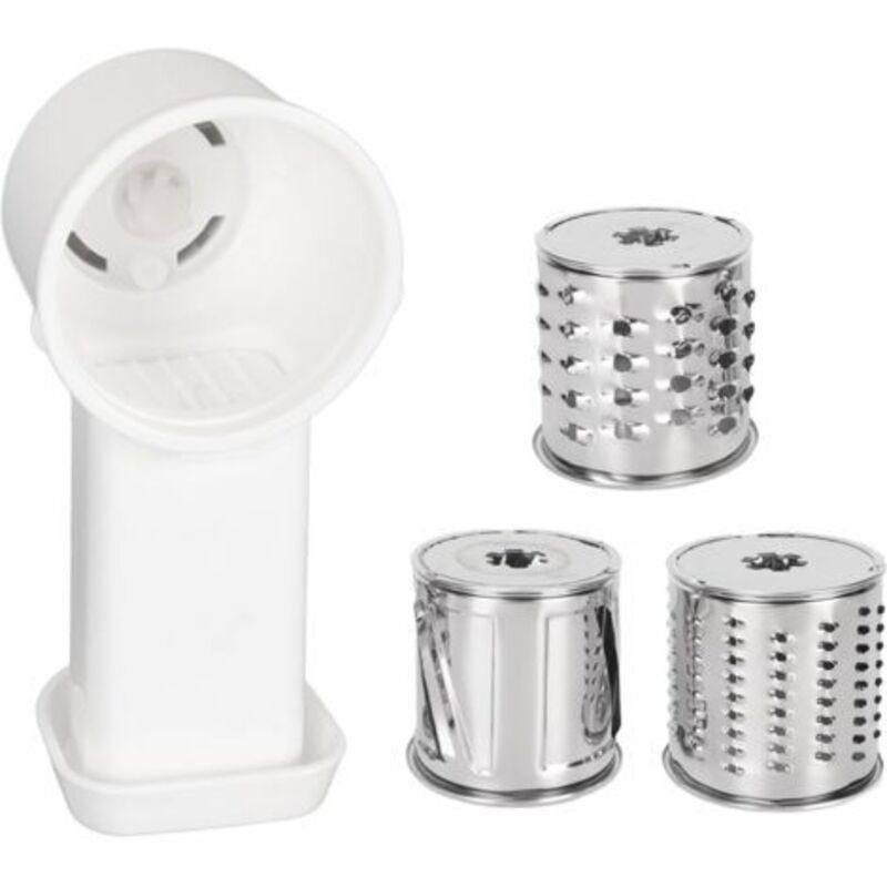 Set Aus 4 Zubehörteilen Für Gemüseschneider, Verschleißfeste Teile Für Fleischwolf, Teile Für Kartoffelschneider, Teile Für Küchenmaschine, Mit Drei Arten Von Klingen Für Gemüseschneider.