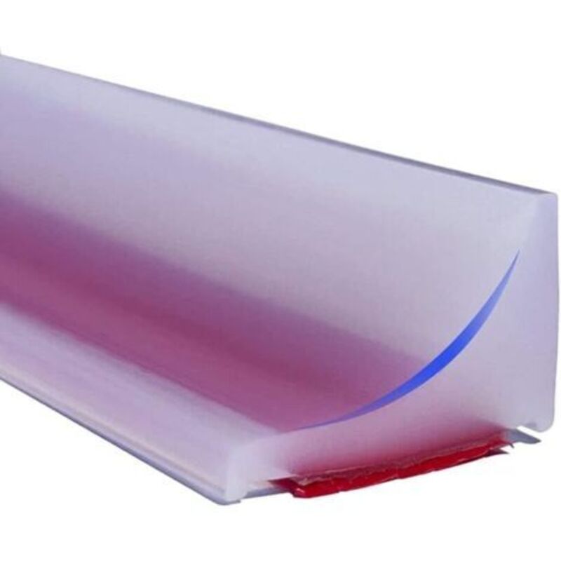 100 Cm Transparente Duschbarriere – Überlaufschutz Für Ebenerdige Duschen, Selbstklebendes Silikon, Duschschwellenabdichtung, Duschbarriere Und Wasserretentionssystem Für Badezimmerböden – Inhhub