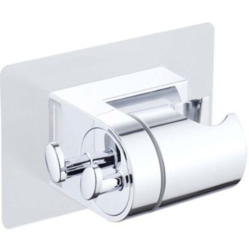 Duschhalterung Ohne Bohren, Befestigung Mit Kleber, 45° Verstellbar, Universeller Duschkopfhalter Mit Haken, Handbrausehalter, Wc-bidet-duschkopfhalter
