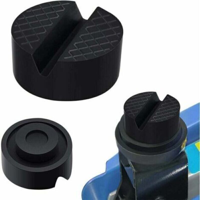 2 Stück Universelle Wagenheber-auflage Aus Gummi, Hydraulischer Wagenheber-pad, Gummiblock Als Stütze Zum Schutz Des Fahrzeugunterbodens Beim Anheben