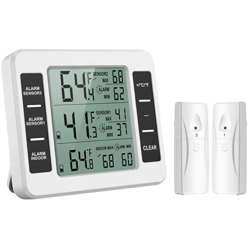 Thermometer Für Kühlschrank, Digitales Thermometer Für Gefrierschrank Mit Temperaturüberwachung