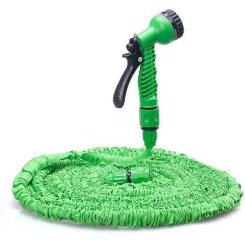 25ft Erweiterbarer Gartenschlauch – Flexibler Und Leichter Wasserschlauch, 7-funktions-spritzdüse, Dreischichtiger Latexkern Und Extra Strapazierfähiges Gewebe, Leicht Zu Verstauende Schläuche (ver